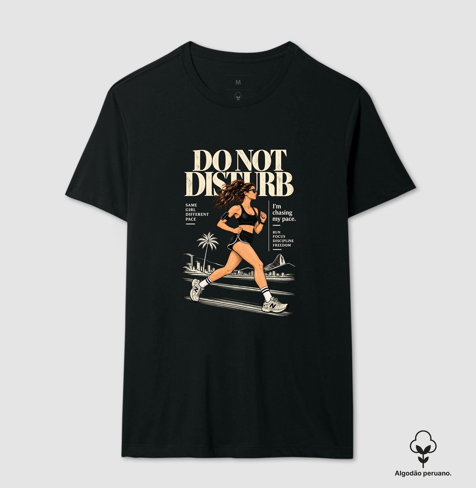 Camiseta Algodão Peruano Corrida - Do Not Disturb - Imagem 5