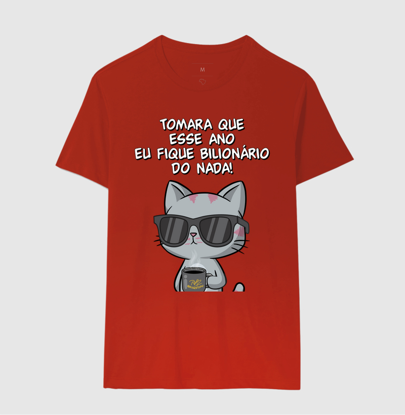 Camiseta Gato Sincero Bilionário - Imagem 10