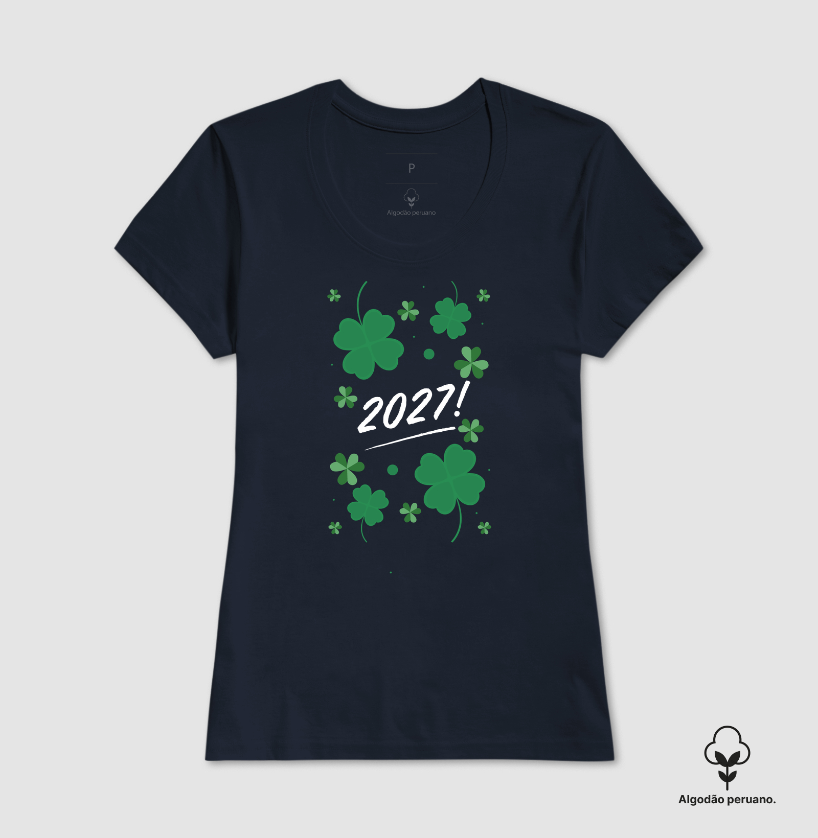 Camiseta Sorte 2027 – Trevos da Virada - Imagem 2