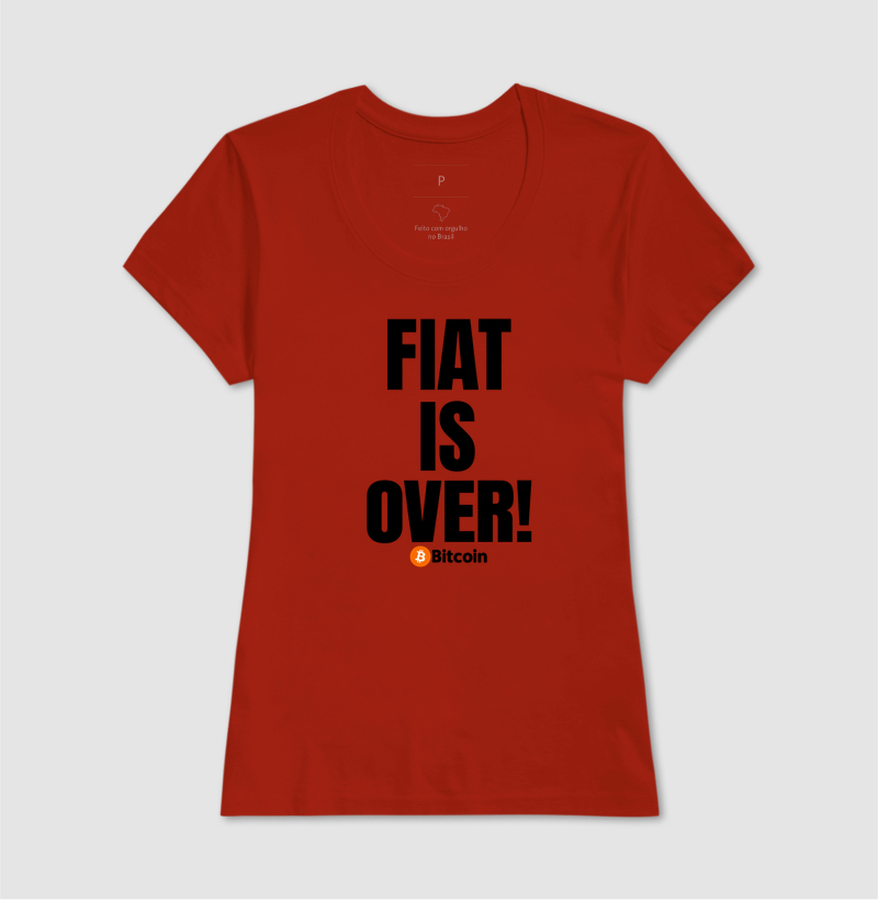Camiseta Bitcoin Fiat Is Over - Imagem 12