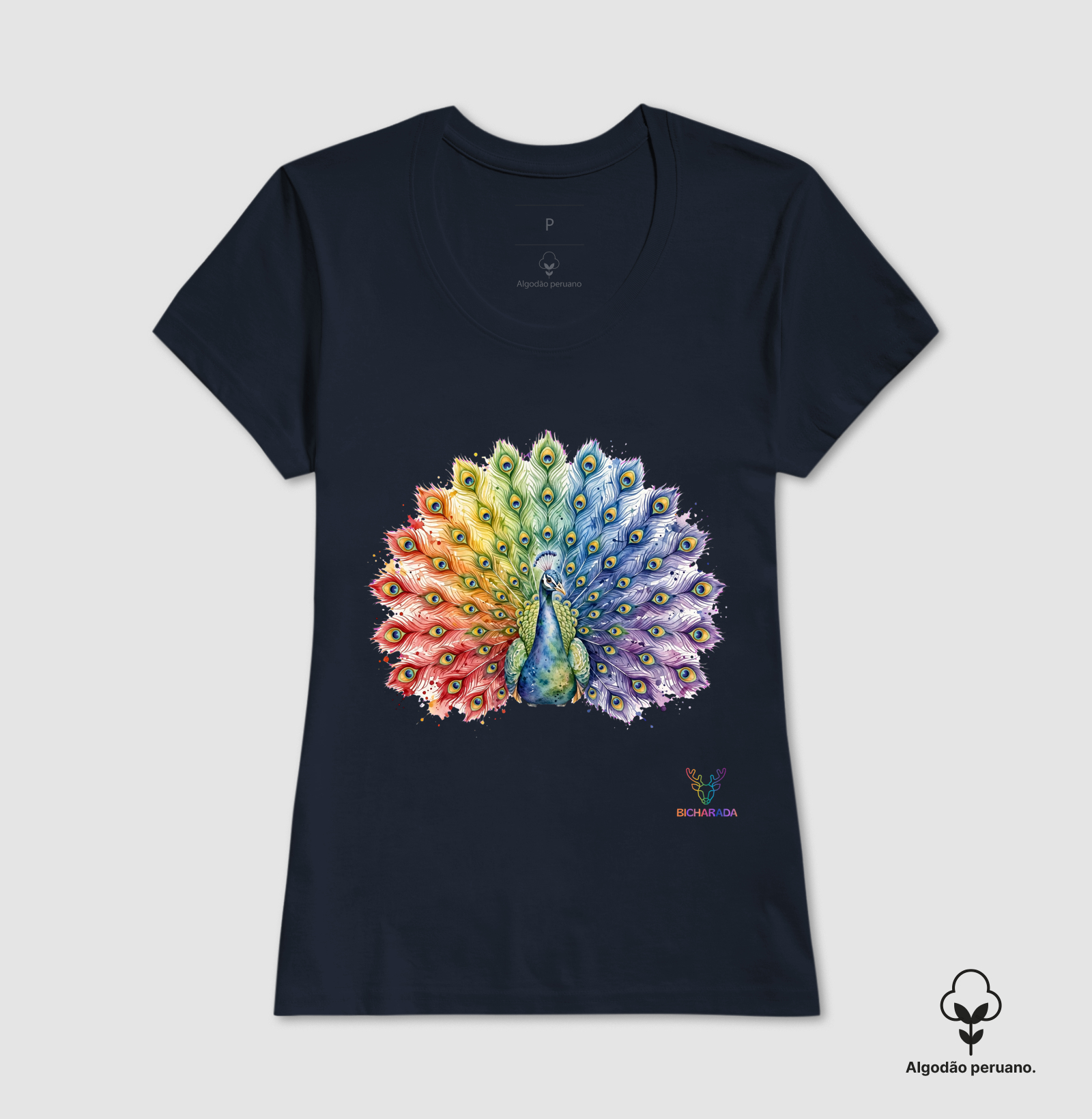 Pavão 🦚 arco íris  - Imagem 7