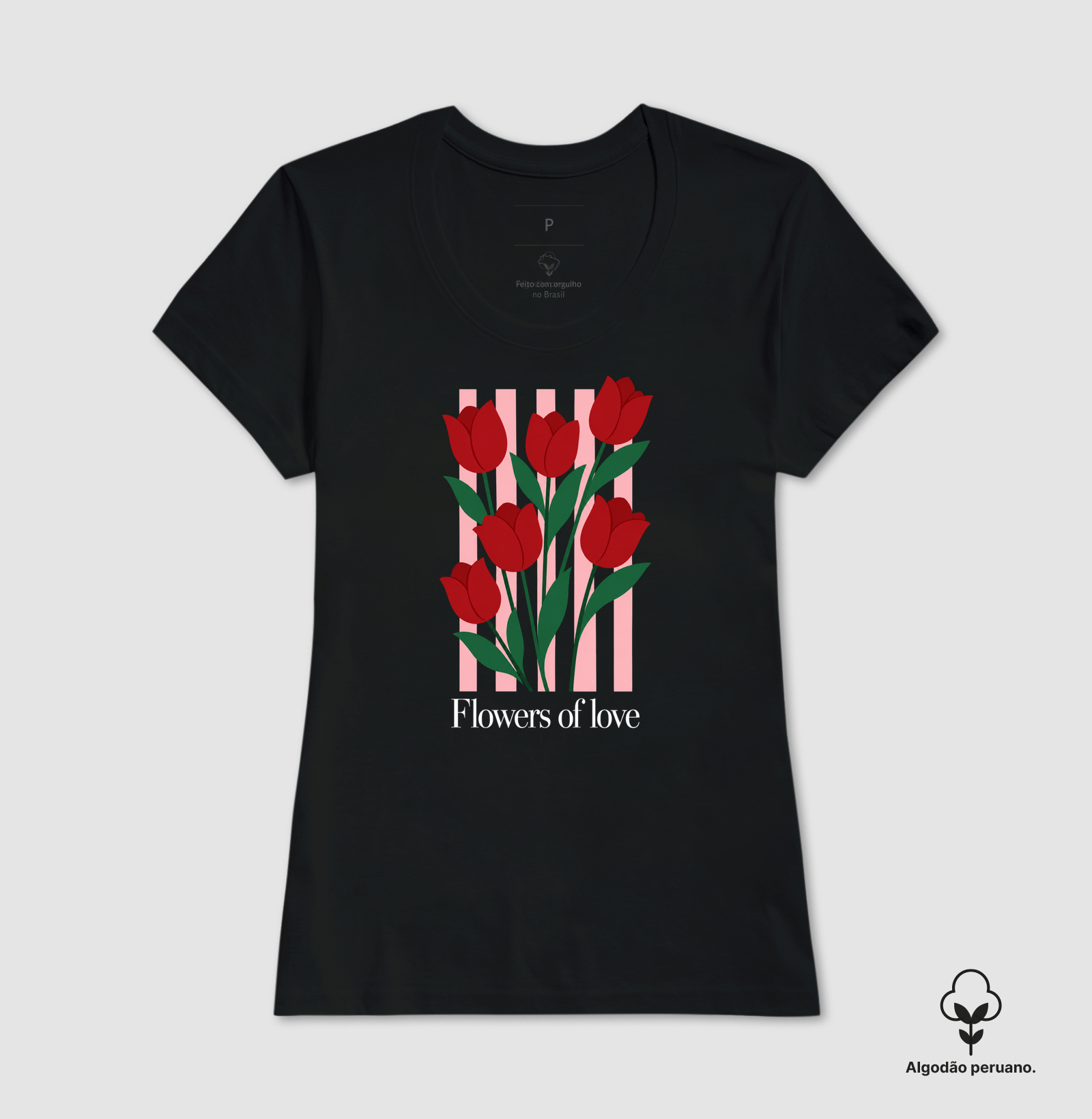 Camiseta Flowers of love - Imagem 5