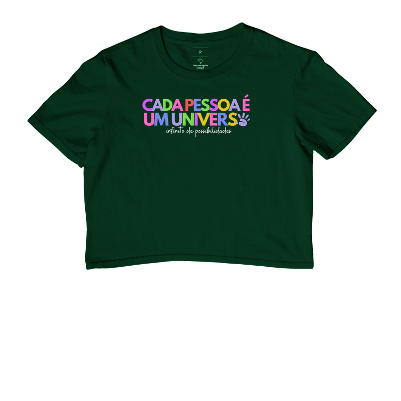 Cada pessoa é um universo infinito de possibilidades - Camisetas sobre inclusão, neurodiversidade, autismo, síndrome de down - Imagem 5