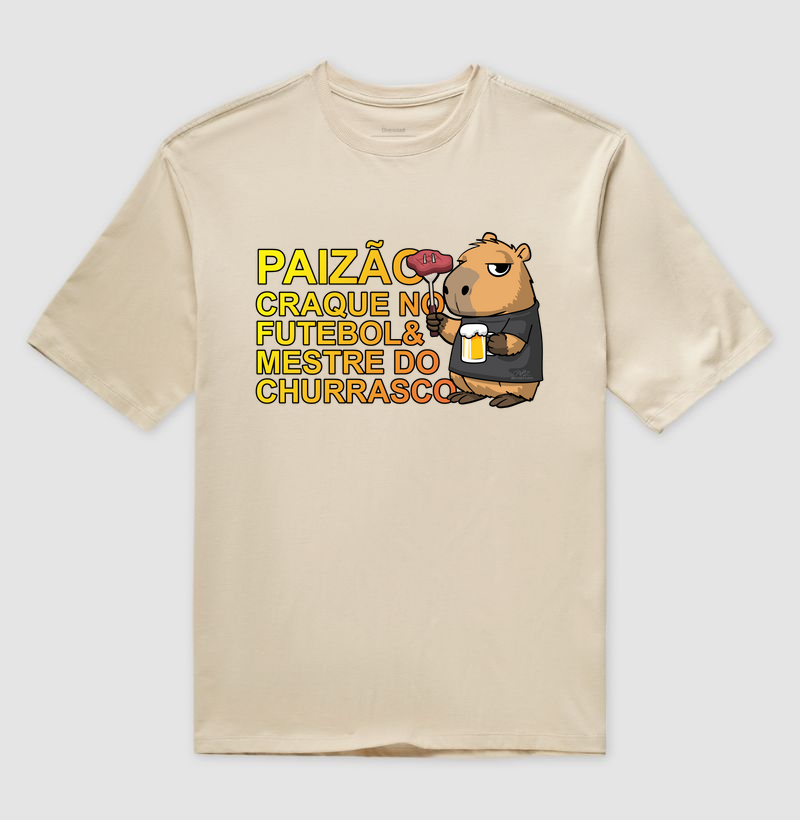 Camiseta Capivara Pai Churrasco - Imagem 3