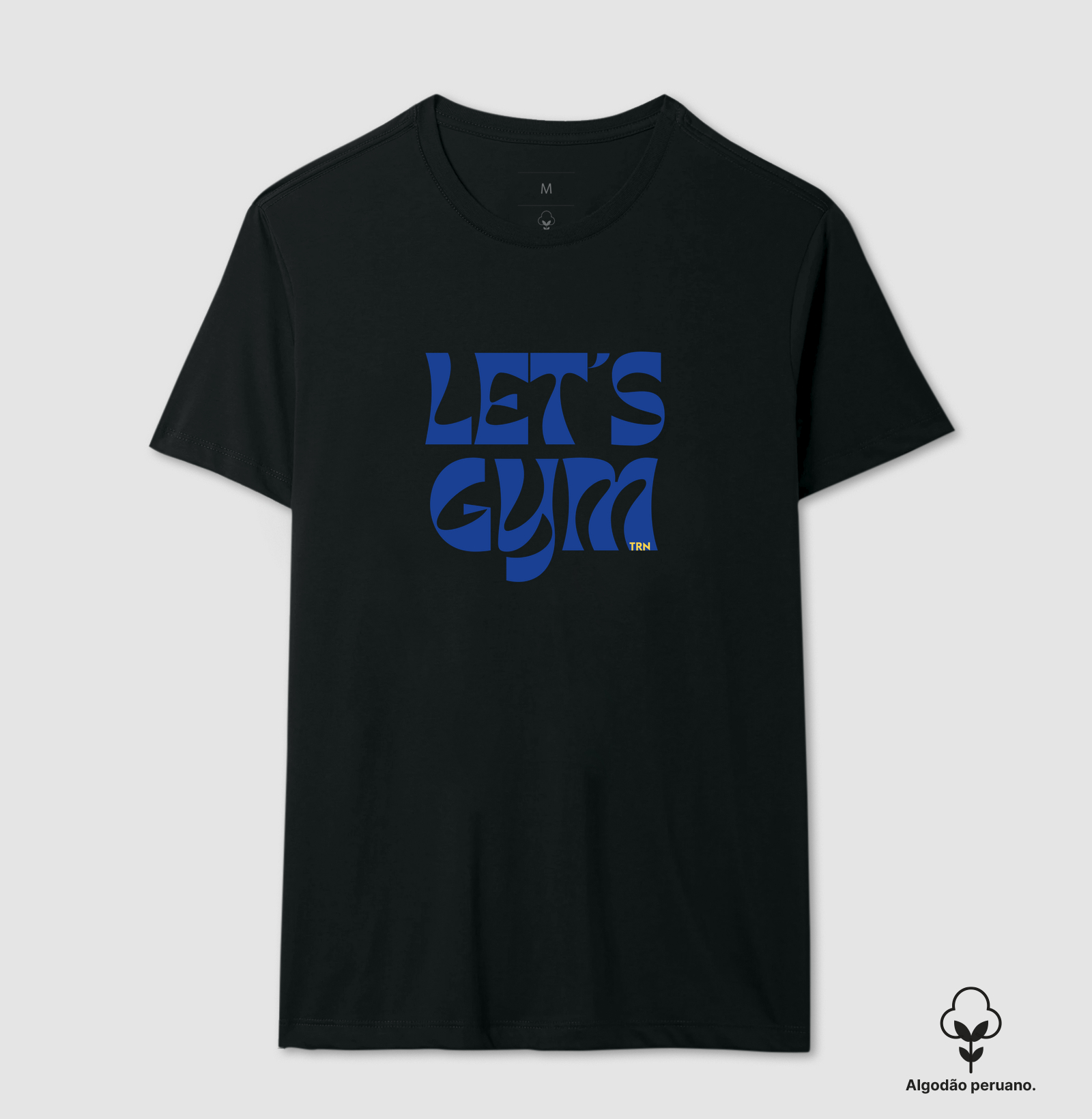 Camiseta Algodão Peruano LET'S GYM – TRN | Camiseta Premium Fitness para Academia - Imagem 3