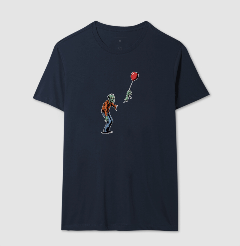 Camiseta Balão de Coração Zumbi - Imagem 6