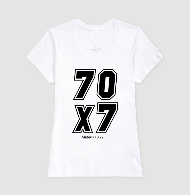 Camiseta Feminina 70x7  - Imagem 3