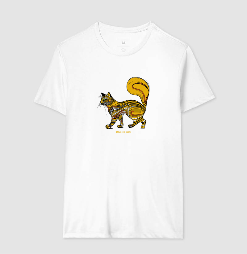 Gato amarelo com rabo grande - Imagem 5