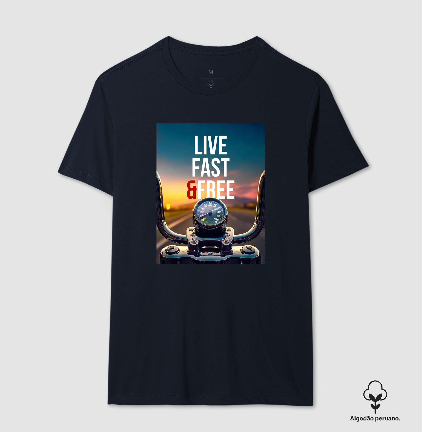 Live Fast & Free Edição Especial em Algodão Peruano - Imagem 2
