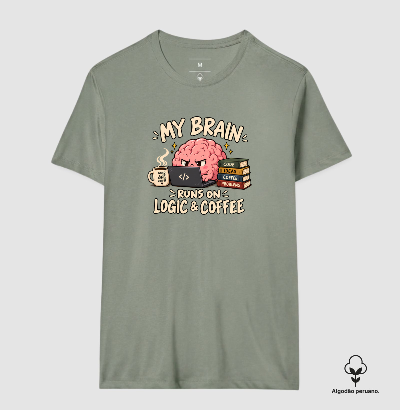My Brain Runs on Logic & Coffee - Imagem 9