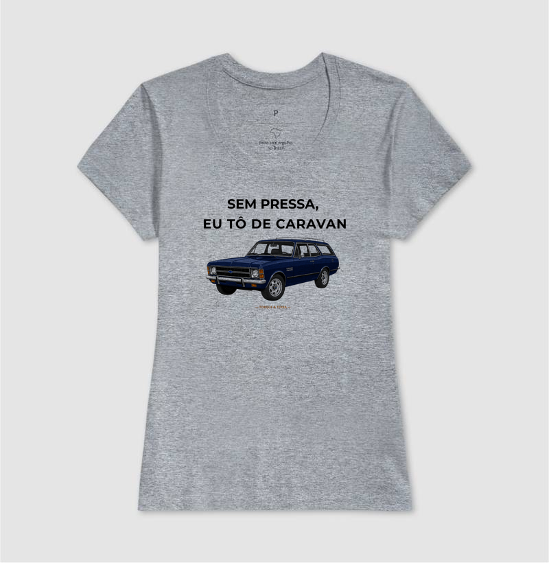 Sem pressa, eu tô de Caravan - Azul escuro 1 - Imagem 9