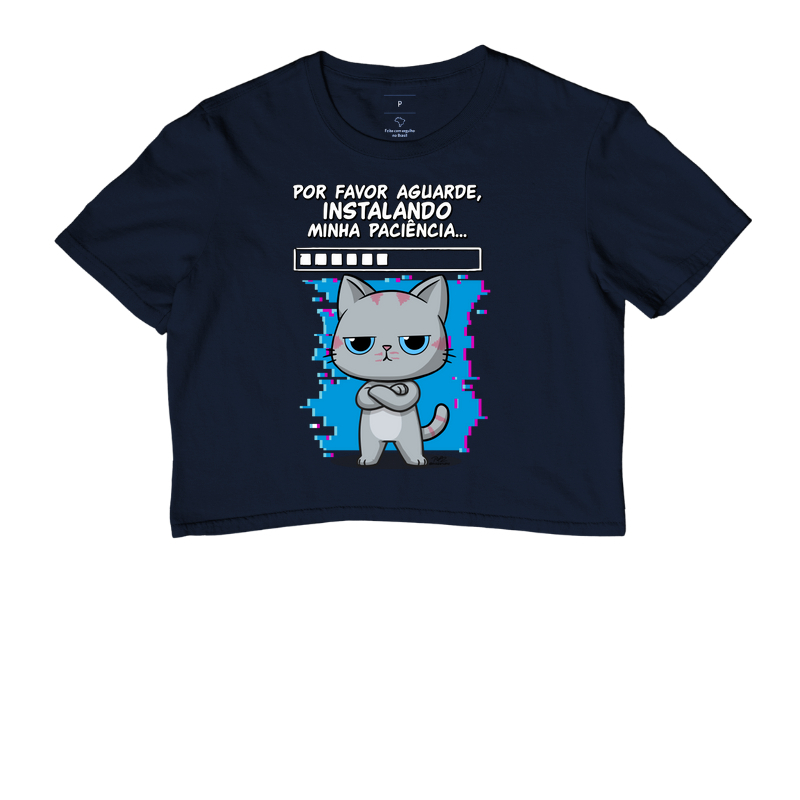 Camiseta Gato Sincero Paciência - Imagem 4