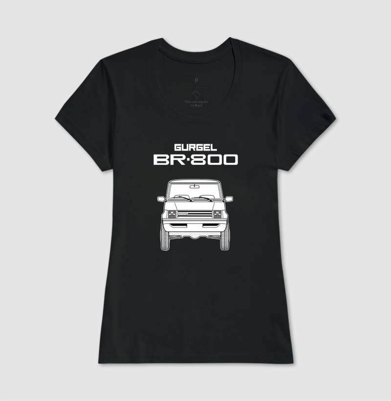 Camiseta Gurgel BR-800 | Escura | AMMAR - Imagem 3