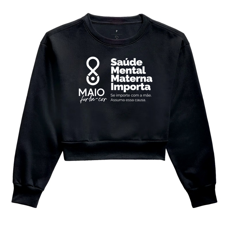 Maio Furta Cor [Moletom Cropped Oficial]