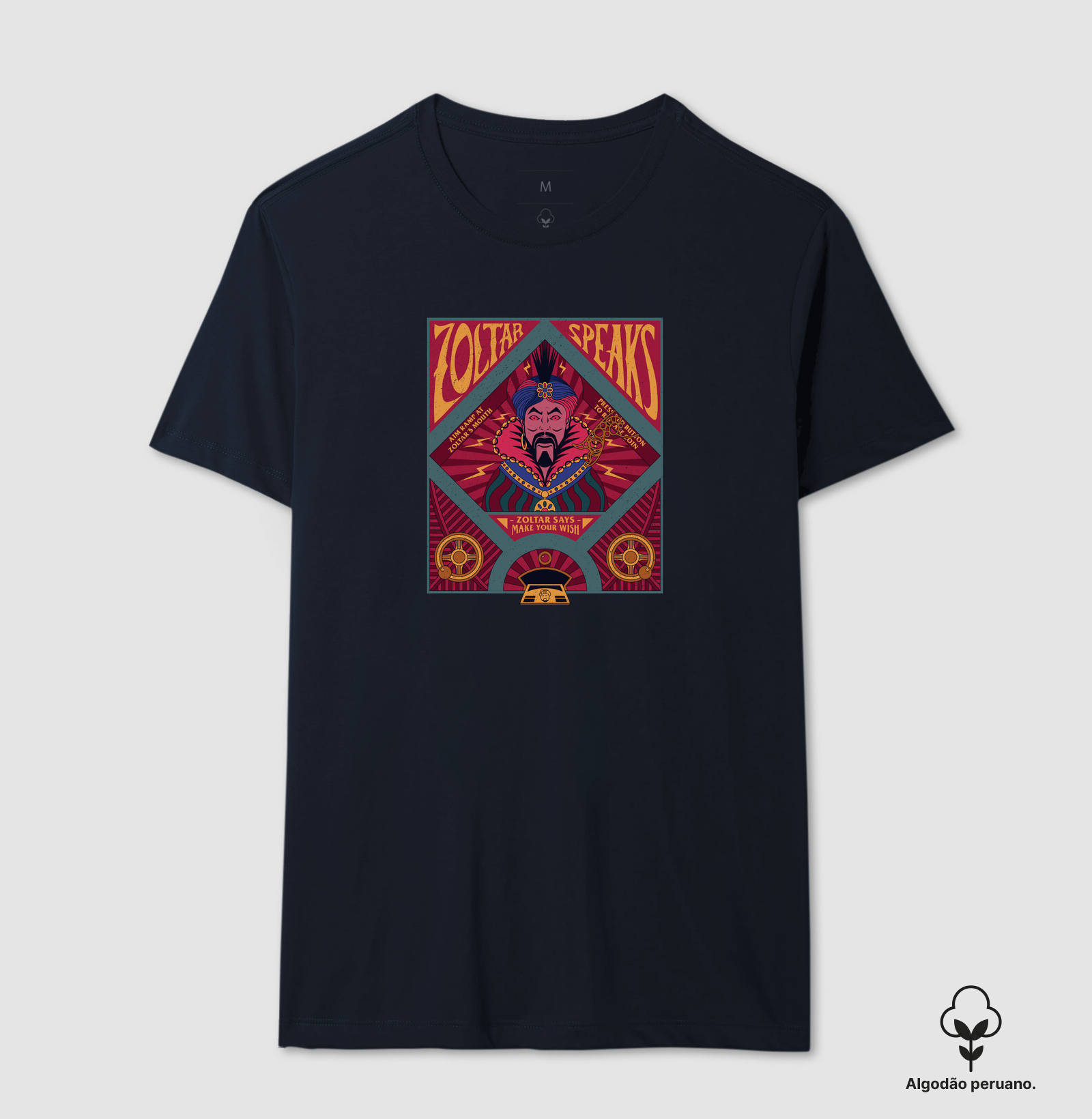 Camiseta Algodão Peruano Cuidado com o Que Deseja - Imagem 4