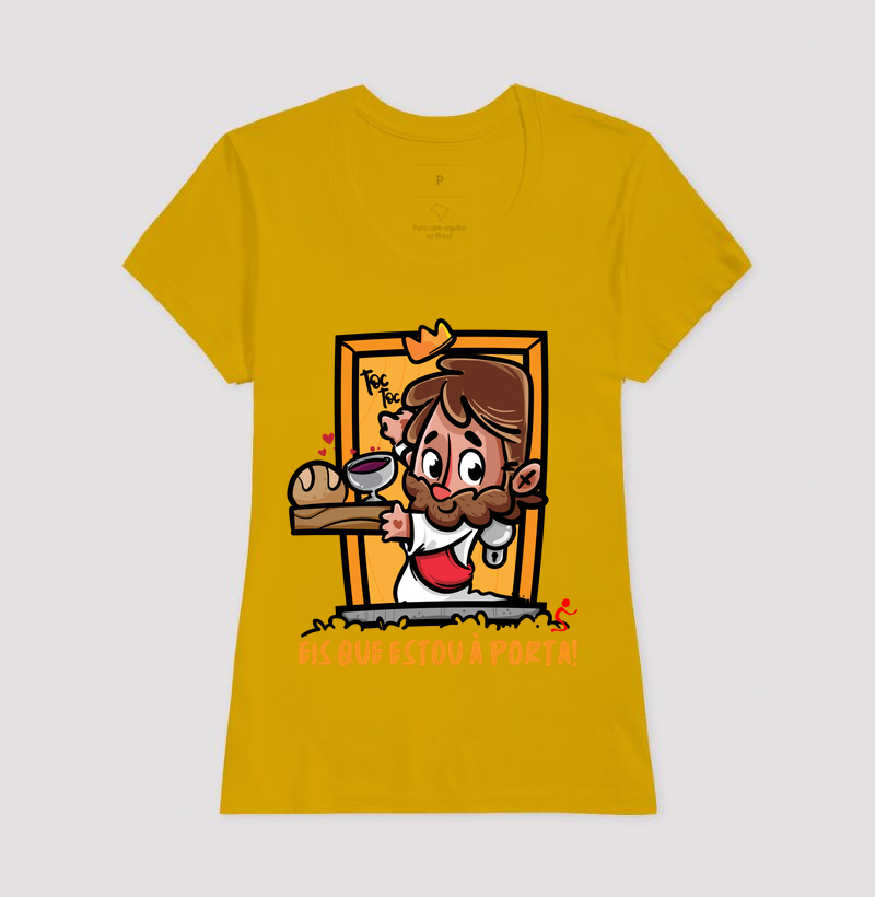 Camiseta Cristã Jesus Está à Porta - Imagem 15