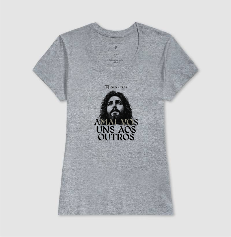 Camiseta Maior Amor Não Há | João 13:34 - Imagem 5