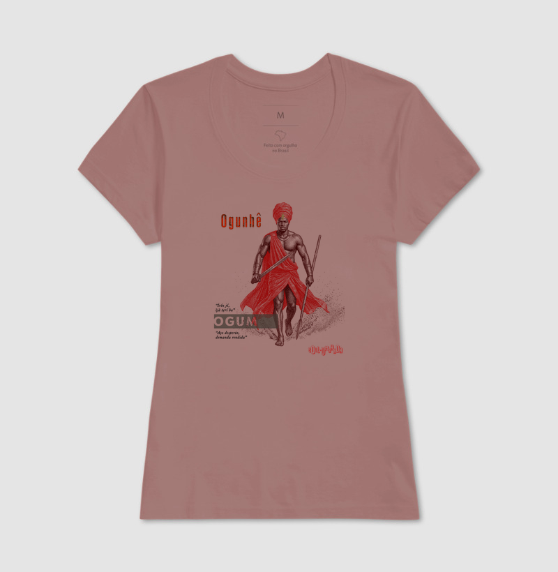 camiseta OGUM iorubá feminina - Imagem 5