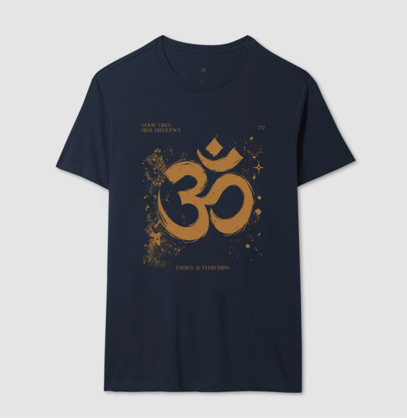 Camiseta - OM dourado - Imagem 7