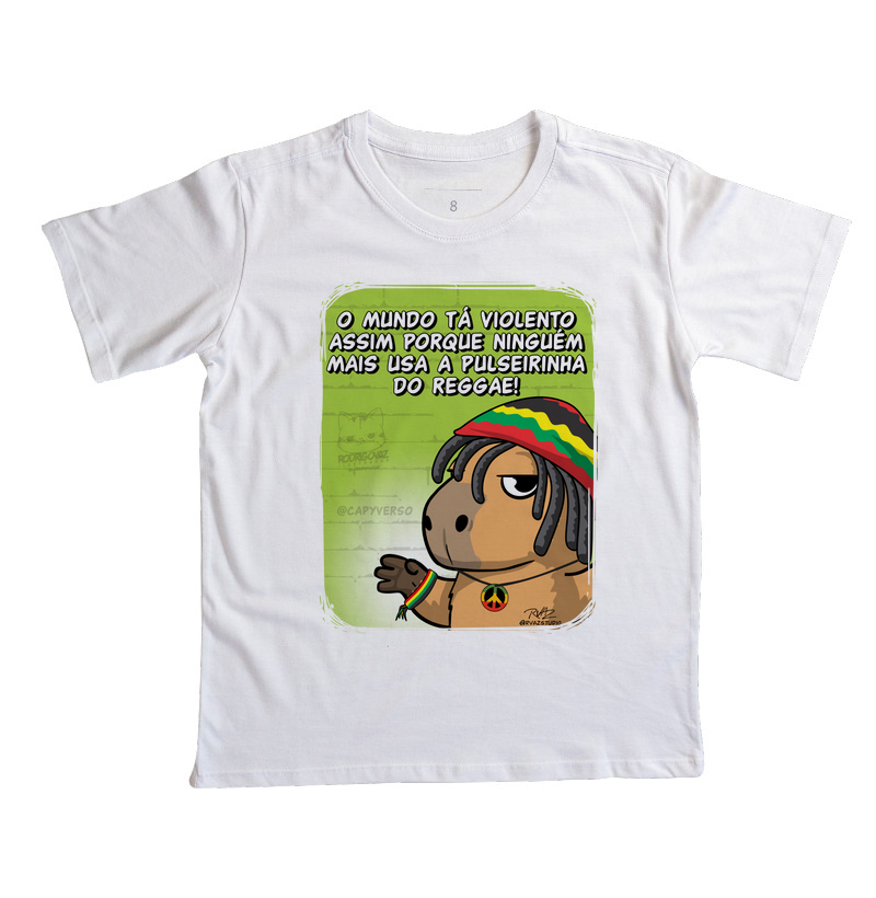 Camiseta Capivara Reggae - Imagem 2