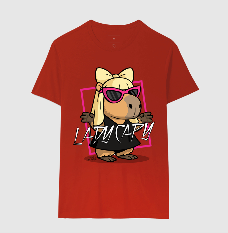 Camiseta Capivara Lady Capy - Imagem 10