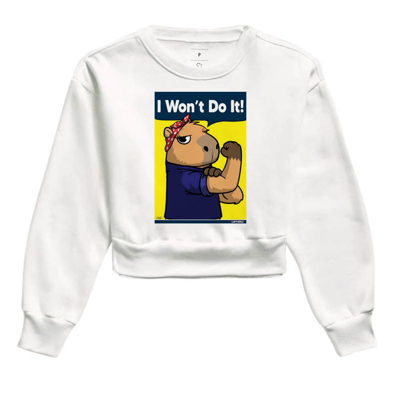 Camiseta Capivara I won’t do it! - Imagem 3