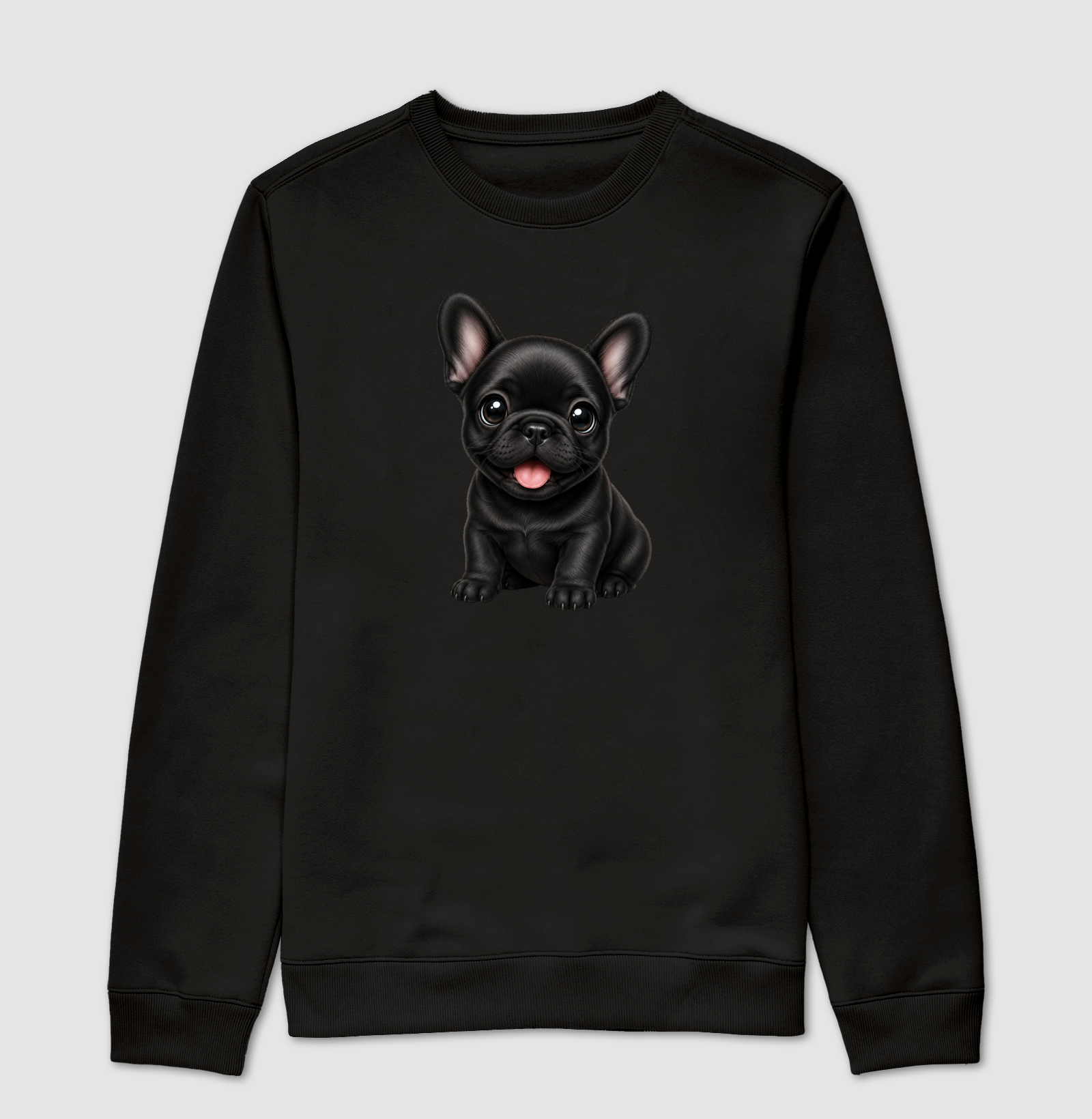 Bulldog (Buldogue) Francês Preto - Desenho Animado - Imagem 4