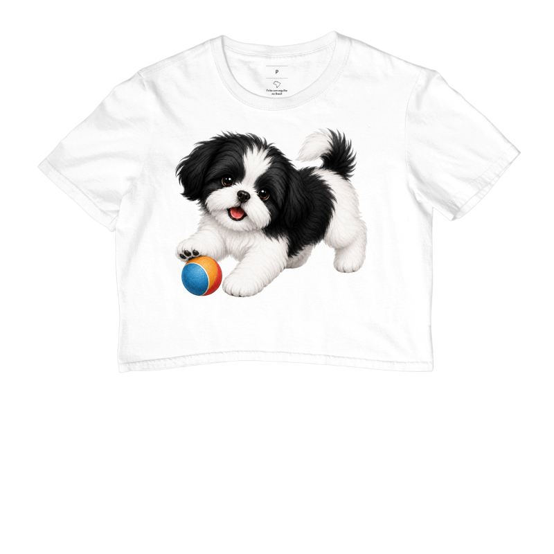 Shih Tzu Preto - Desenho Animado - Imagem 3