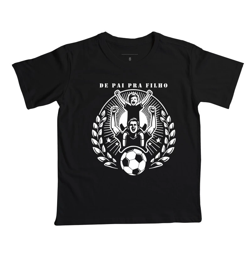 Camiseta De Pai Pra Filho Infantil - Branca