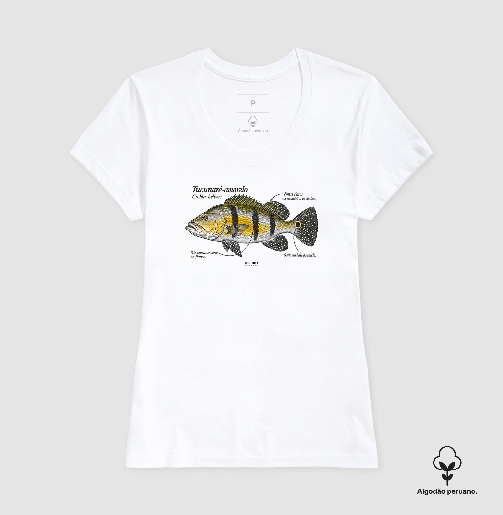 Camiseta Red River – Tucunaré-Amarelo - Imagem 7