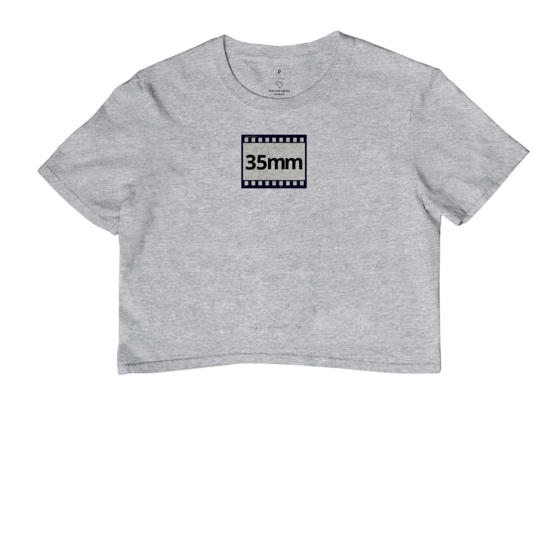 Camiseta feminina cropped filme 35mm - Imagem 4