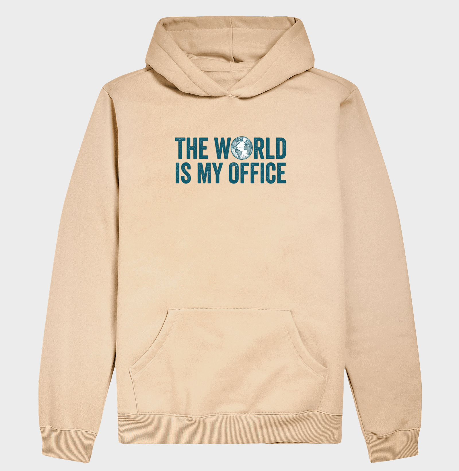 Moletom - The World is my Office - letra colorida - Imagem 6