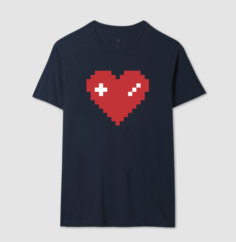 Camiseta Coração Gamer - Imagem 6