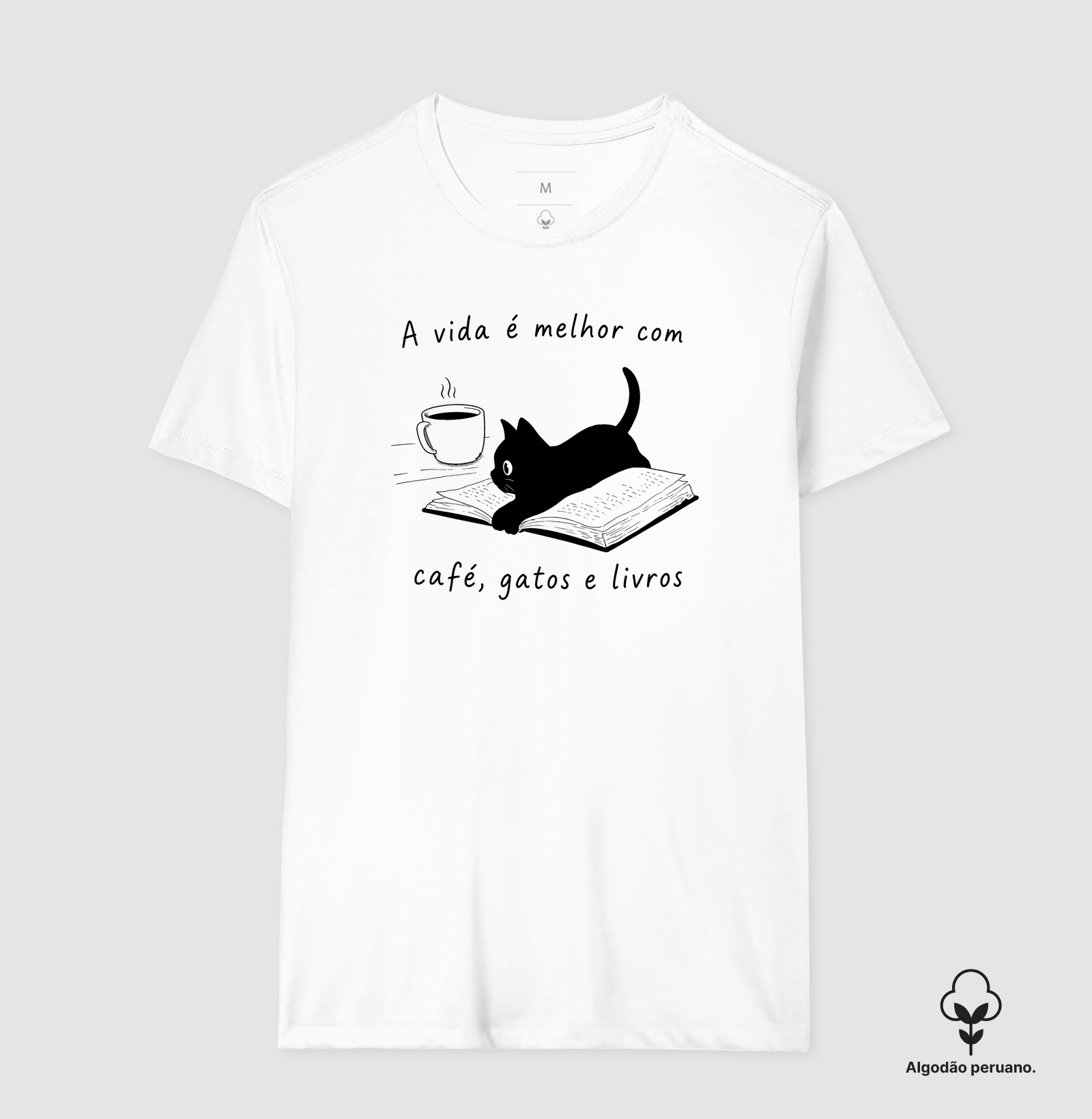 A Vida é Melhor com Café, Gatos e Livros - Imagem 4
