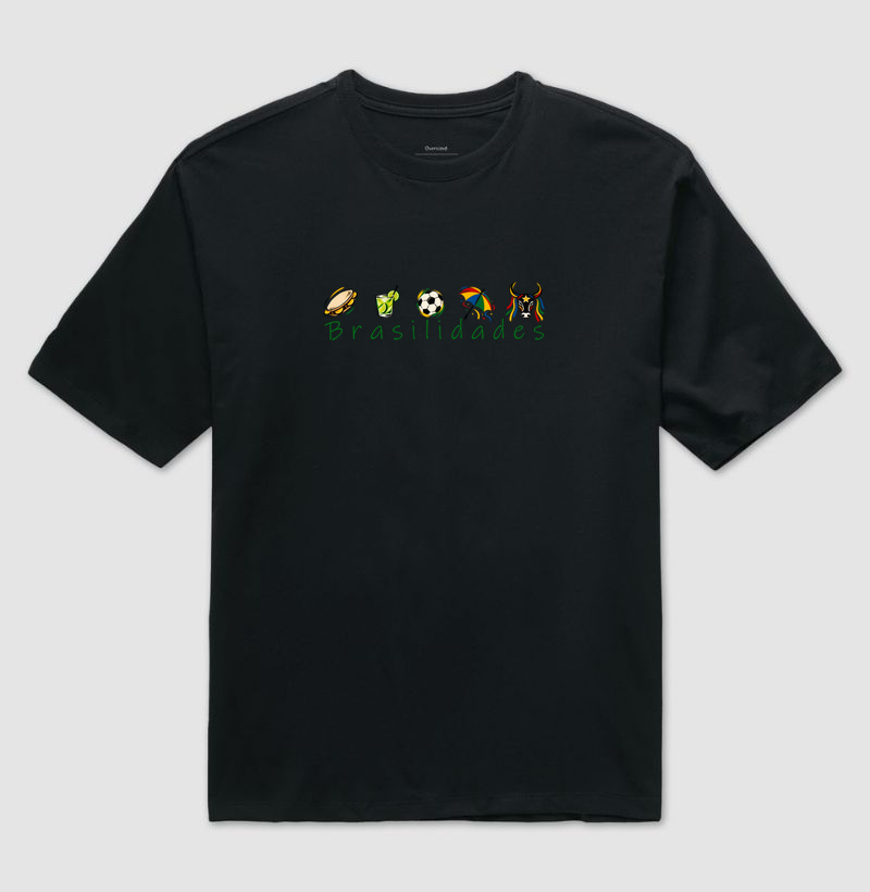 Camiseta Oversized Ícones Brasilidades – Brasil - Imagem 2