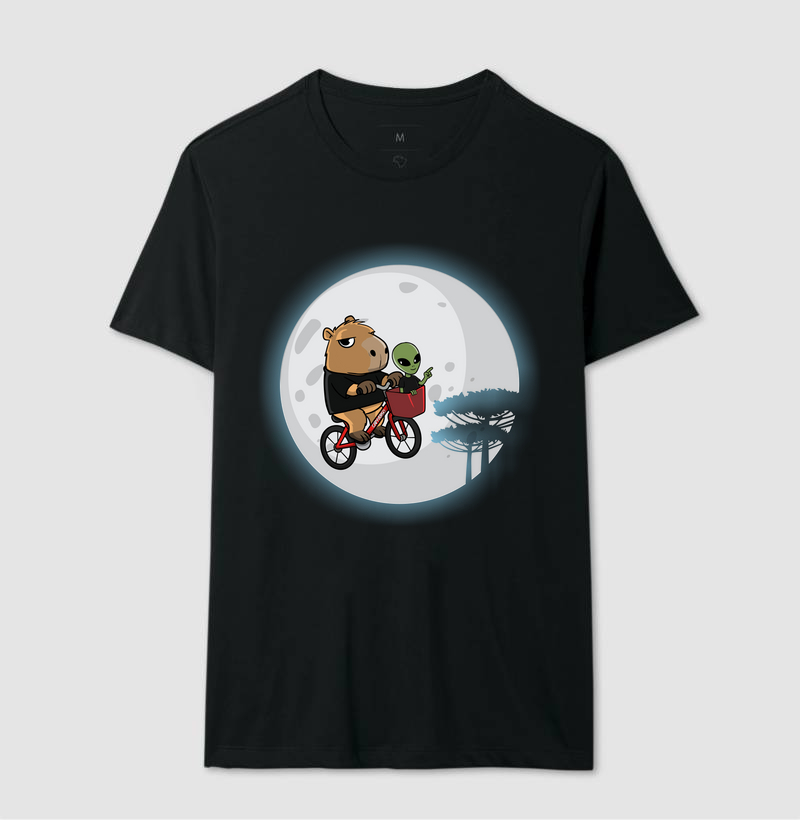 Camiseta Capivara Extraterrestre retro - Imagem 2