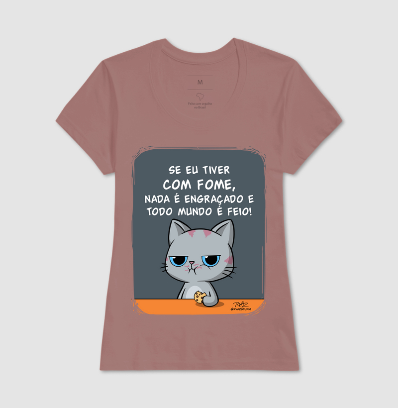 Camiseta Gato Sincero Fome - Imagem 17