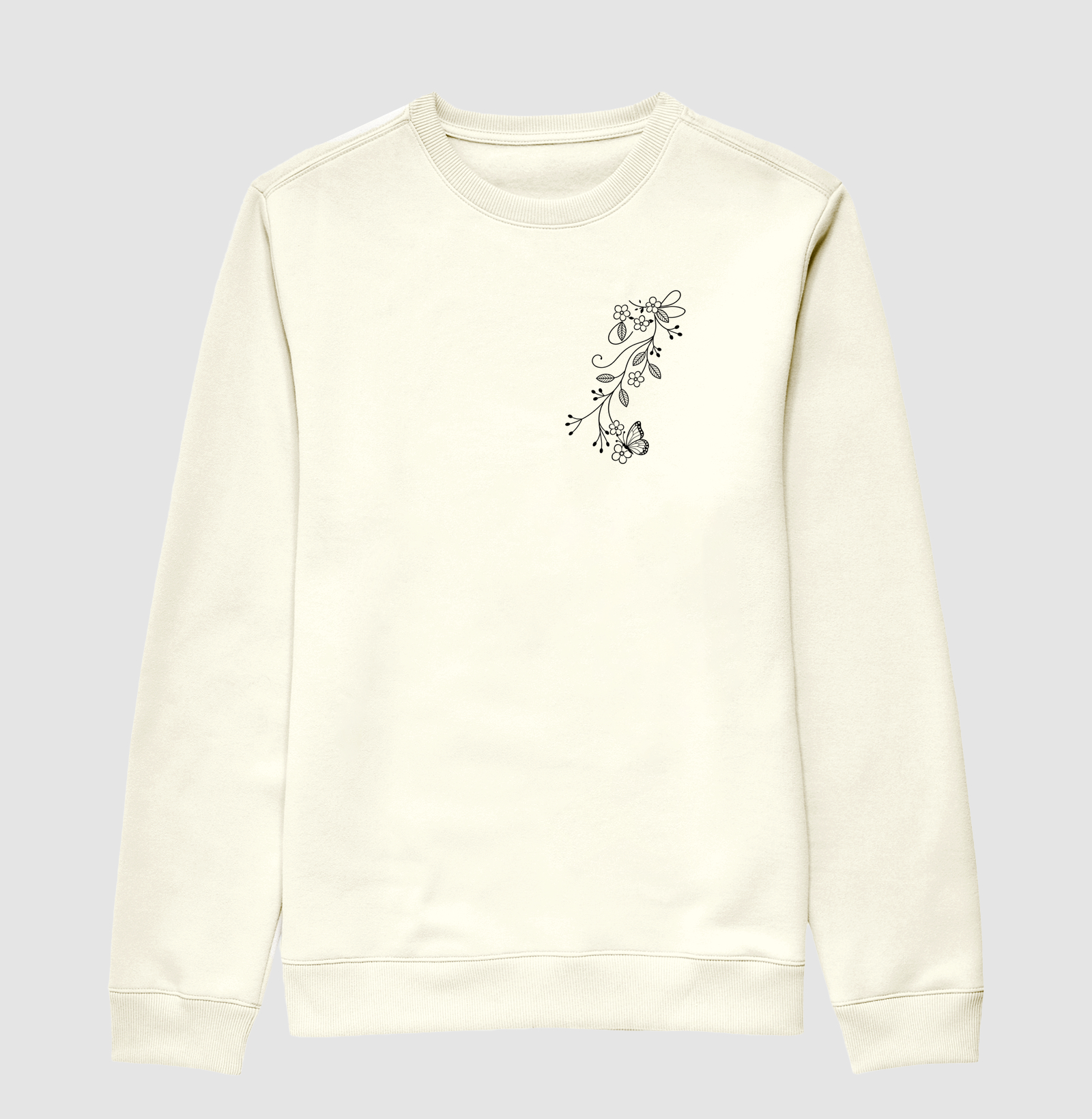 Camiseta Borboleta em Flor - Imagem 2