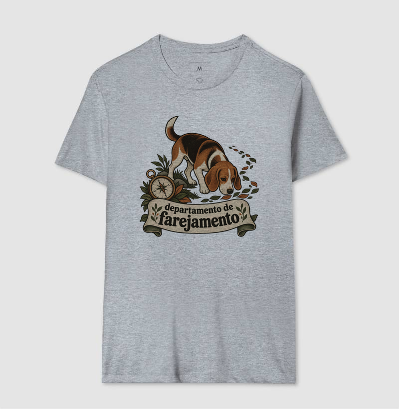 Camiseta Cão Farejador "departamento de farejamento" | Pelo & Pano - Imagem 8
