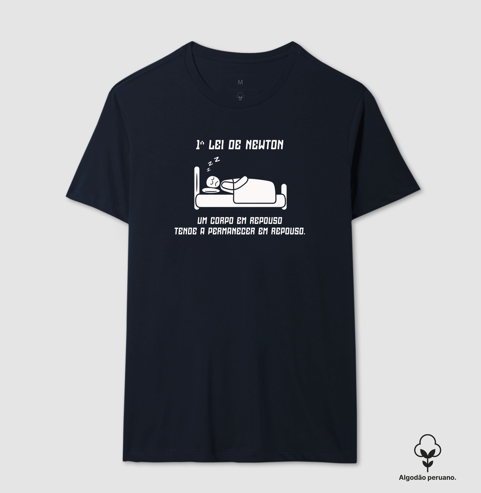 Camiseta Algodão Peruano 1a Lei de Newton - Imagem 3