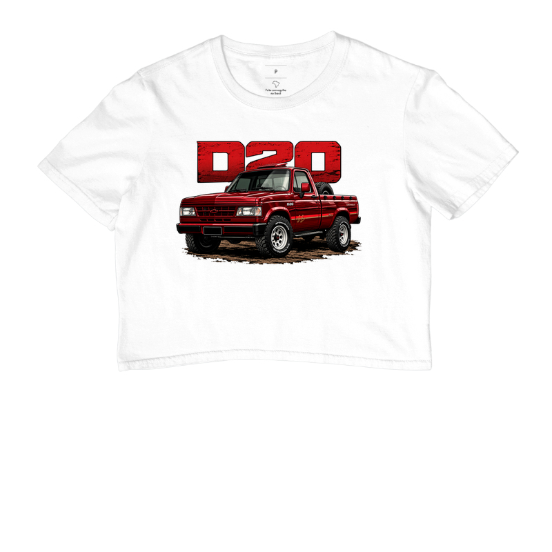 Camiseta cropped feminina D20 - Imagem 6