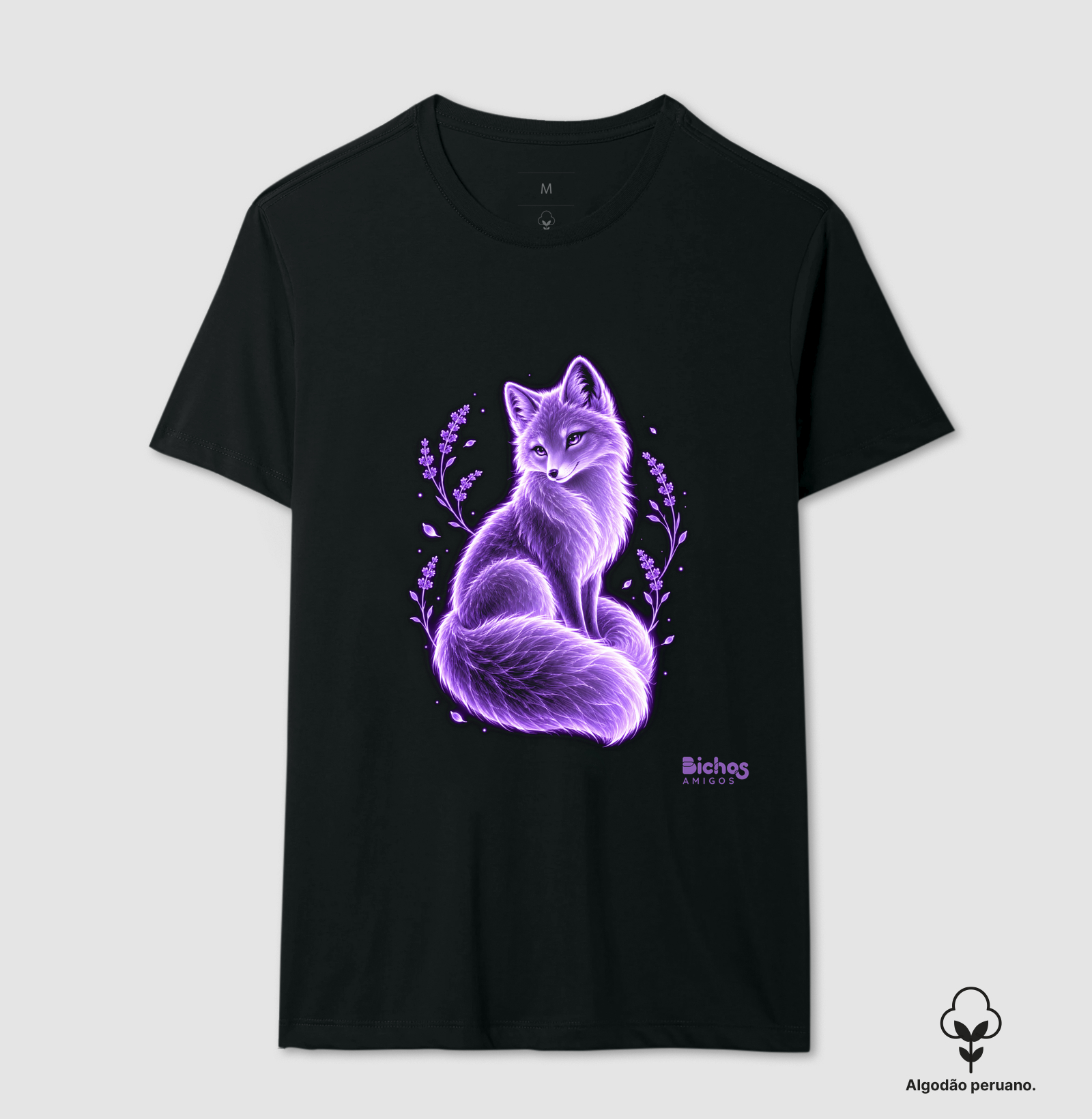 Raposa violeta com lavandas - Imagem 2