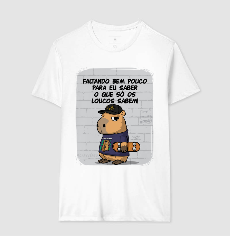 Camiseta Capivara só os loucos - Imagem 4
