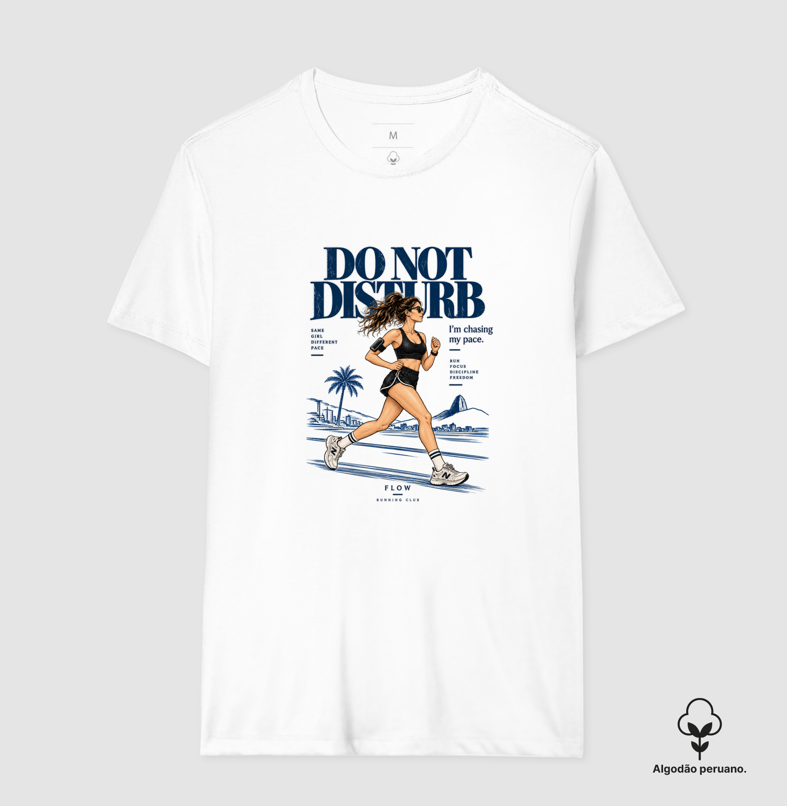 Camiseta Algodão Peruano Corrida - Do Not Disturb - Imagem 3