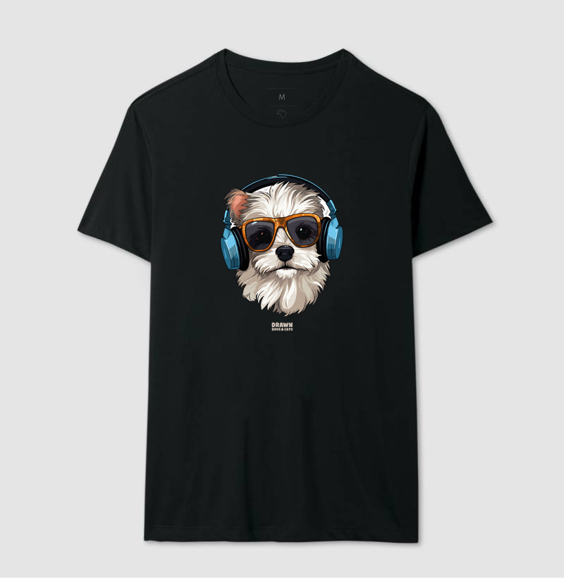 Shih Tzu de phone e óculos escuro - Imagem 2