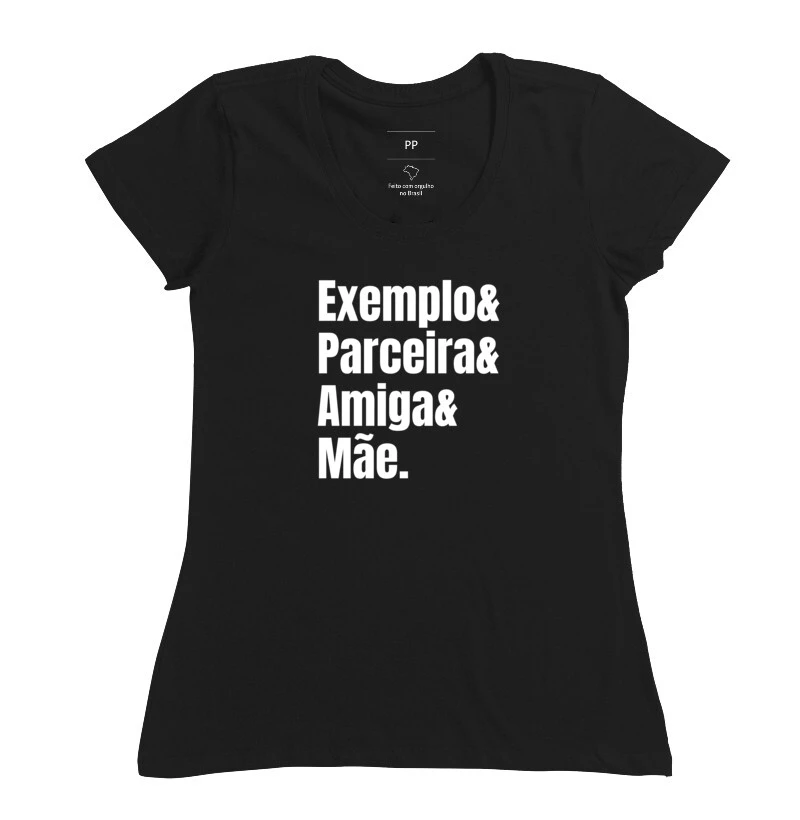 Camiseta Mãe Exemplo - Imagem 3