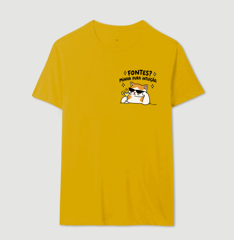 Camiseta Fontes? Minha Pura Intuição (estampa P) - Imagem 14