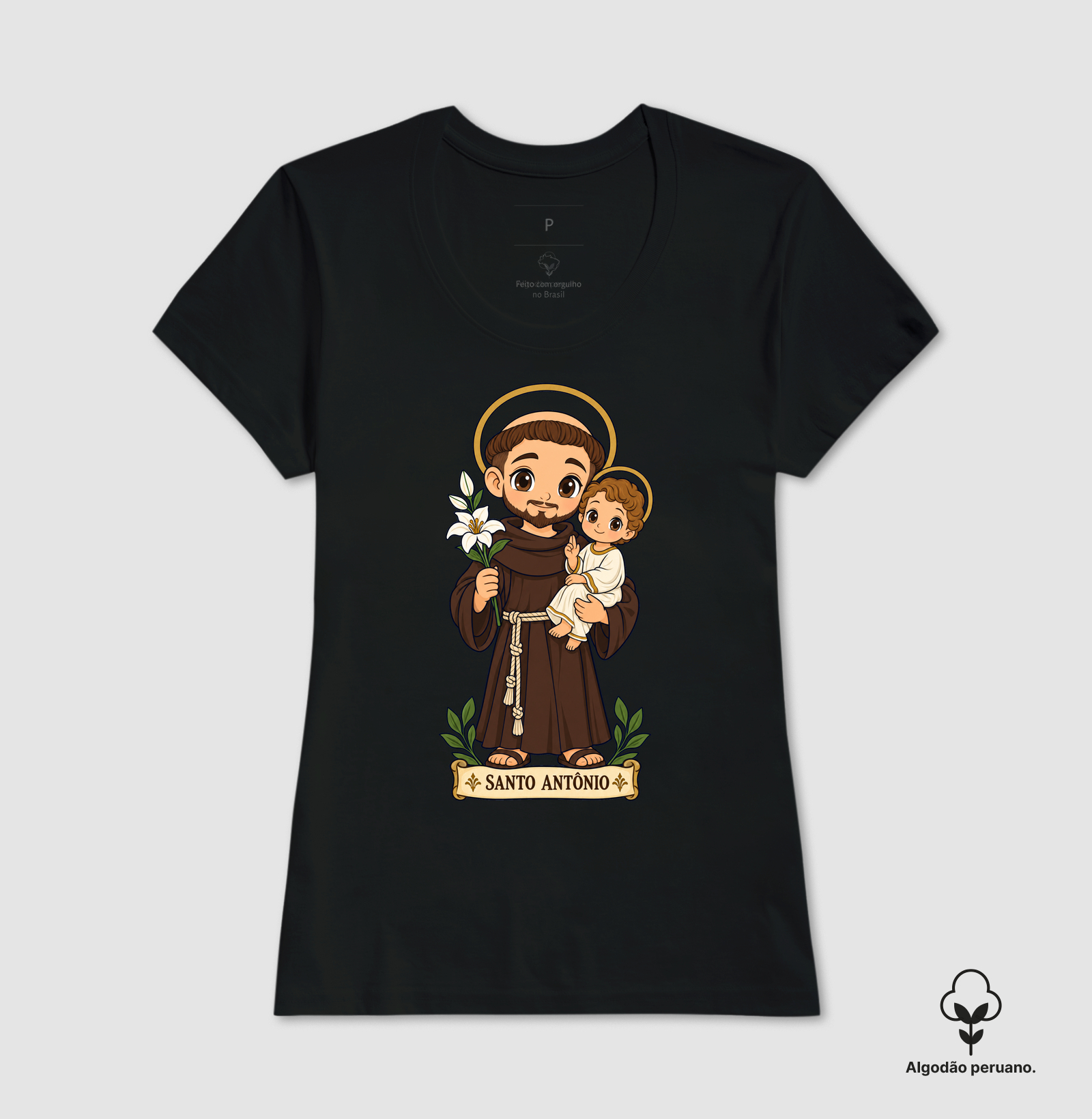 Santo Antonio estilo chibi - Imagem 2