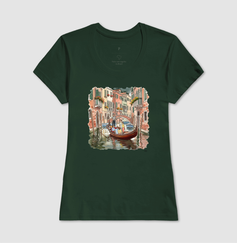Camiseta Algodão Premium - Passeio de Gôndola  - Imagem 13
