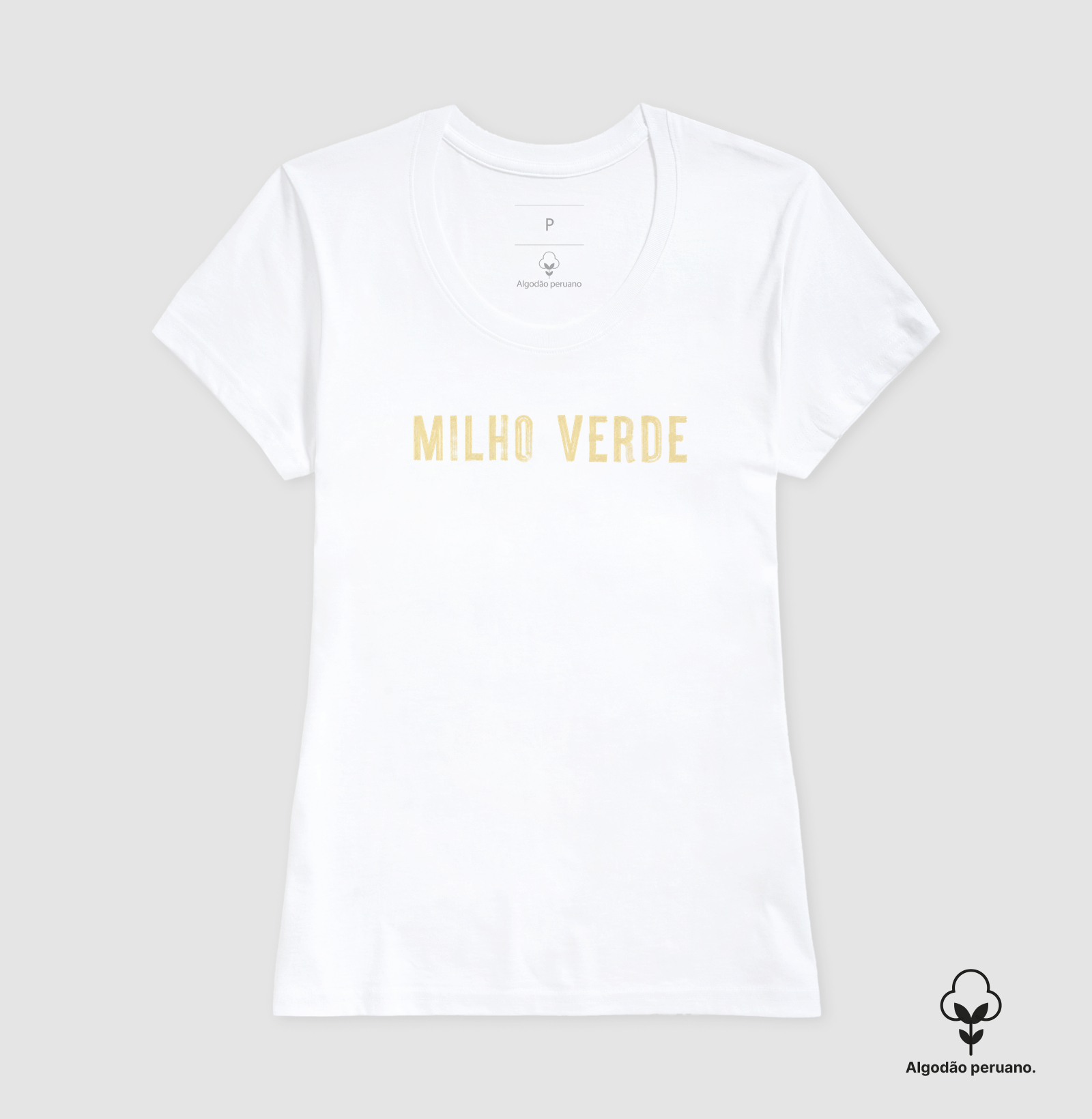 Camiseta Unissex Estampa Milho Verde 100% Algodão - Imagem 4